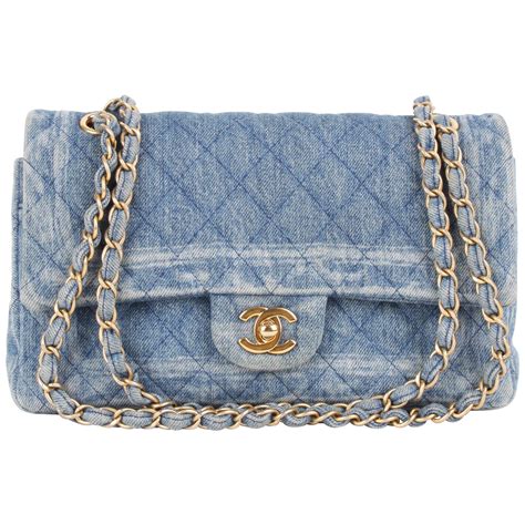 chanel small denim flap bag|chanel denim flap bag 2019.